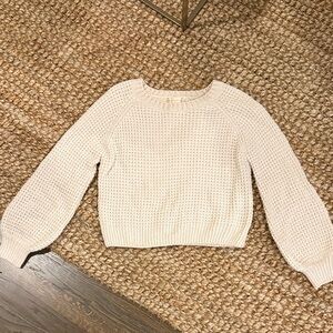 Altar'd State Cream Knit Sweater